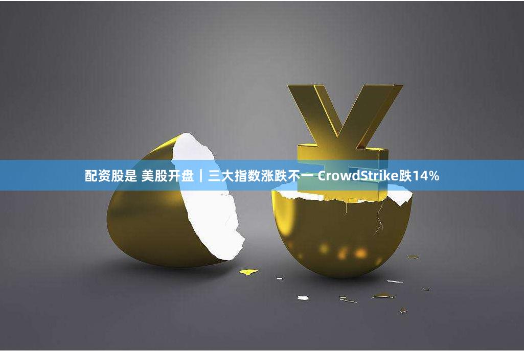 配资股是 美股开盘｜三大指数涨跌不一 CrowdStrike跌14%